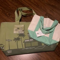 Trader Joe’s Mini Canvas Tote & Large Cooler Bag BUNDLE!
