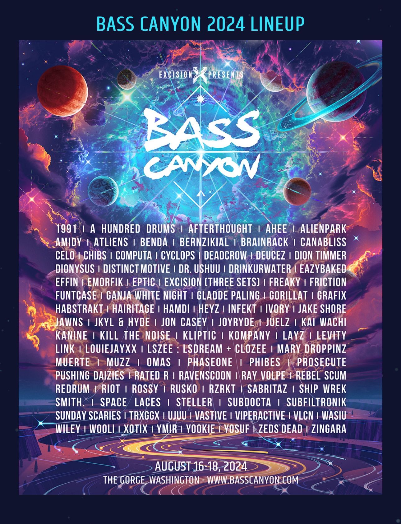Bass Canyon Gold Camping Pass $400