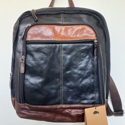 VOYAGER LEATHER BACK PACK New