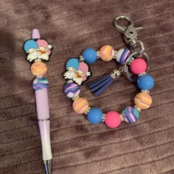 Pen and Keychain 