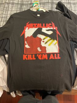 Metallica KILL ‘EM ALL shirt SMALL