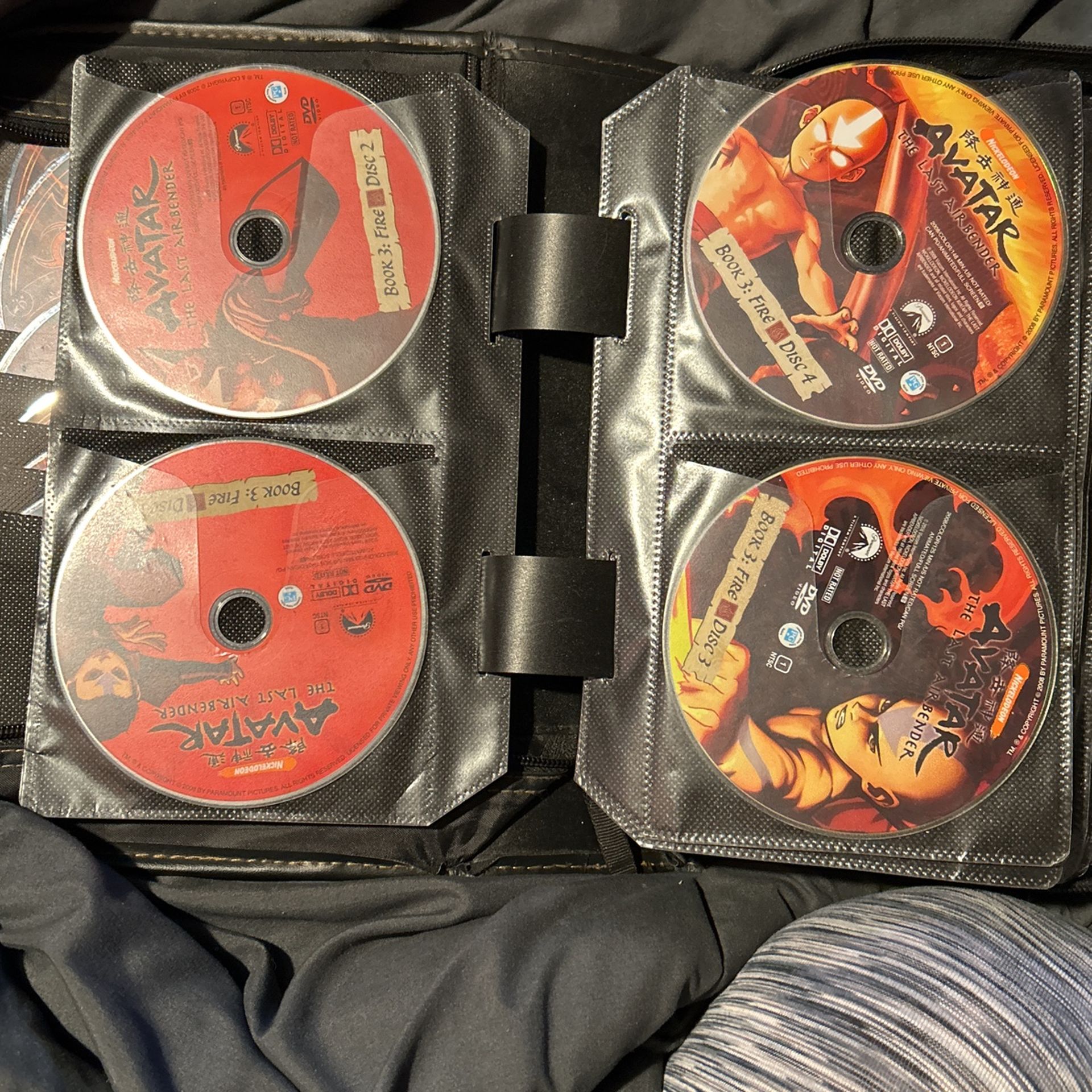 Avatar Book3Fire Complete Collection Disks 1-5