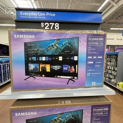 43” Samsung Smart 4K LED UHD Tv!!