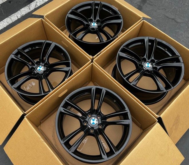 20” Bmw 750i 740i 550i 535i 303M Gloss Black OEM Rims