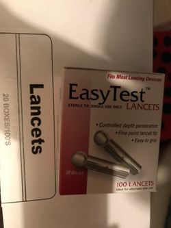 Diabetic supply 4000 lancets