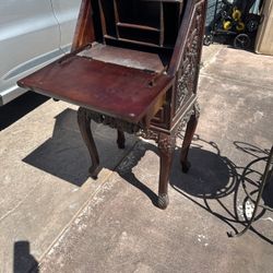Wooden Writing Cabinet 