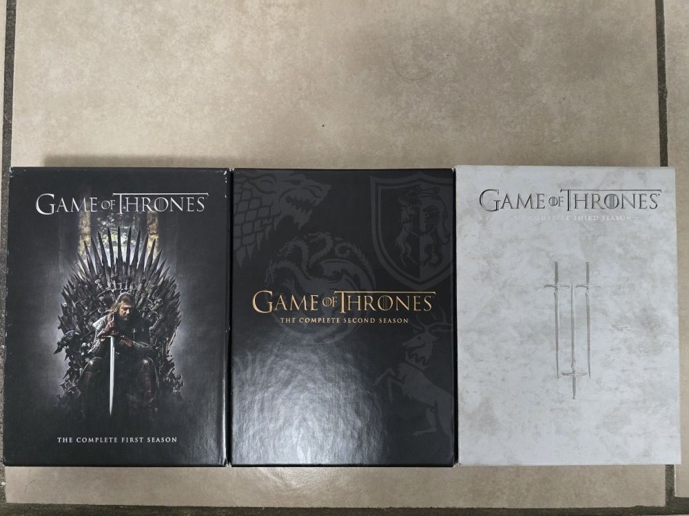 DVD HBO Game Of Thrones COMPLETE 1 2 3 SEASONS LIKE NEW