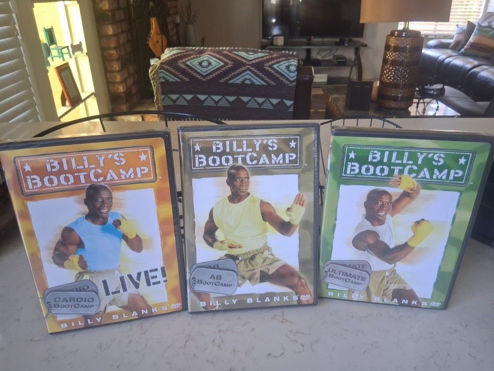 Billy's 1990s Vintage Work-Out DVDs & VCR Videos