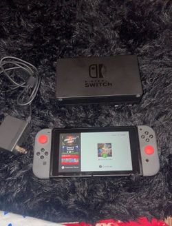 Nintendo switch with games