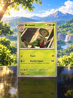Breloom 007/162 Holo Pokémon TCG Card