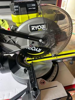 $125. ONE+ HP 18V Brushless Cordless 10 in. Sliding Compound Miter Saw Kit with 4.0 Ah HIGH PERFORMANCE Battery and Charger