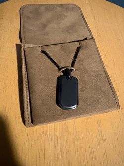 David Yurman Titanium Pendant and necklace