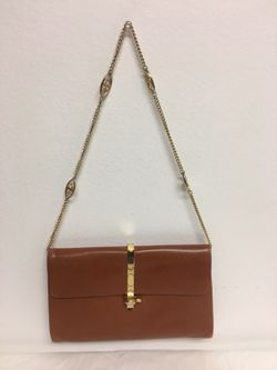 Vintage brown leather purse