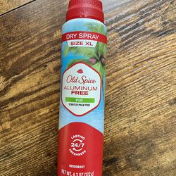 Old Spice-dry Spray! Aluminum Free! 