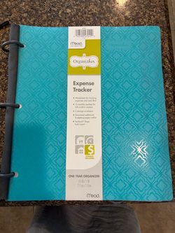 Mead Organizher Expense Tracker Binder