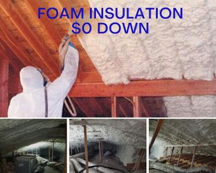 Insulacion de Foam $0 Down