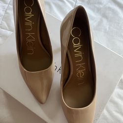 Brand new Calvin Klein Cicelle Studded Heels in original box.