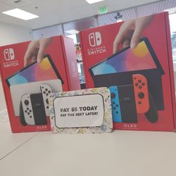 Nintendo Switch OLED Handheld Gaming Console - $5 Down - OWN IT TODAY! 🔥