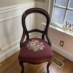 Victorian Needlepoint Chair