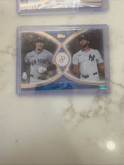 Ben Rice / Luis Gil 2026 Topps Dynamic Duals NY Yankees RC Rookie blue /25