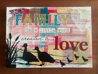 Family Quote Canvas Wall Art