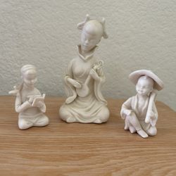 Vintage Asian Porcelain Figures (3)