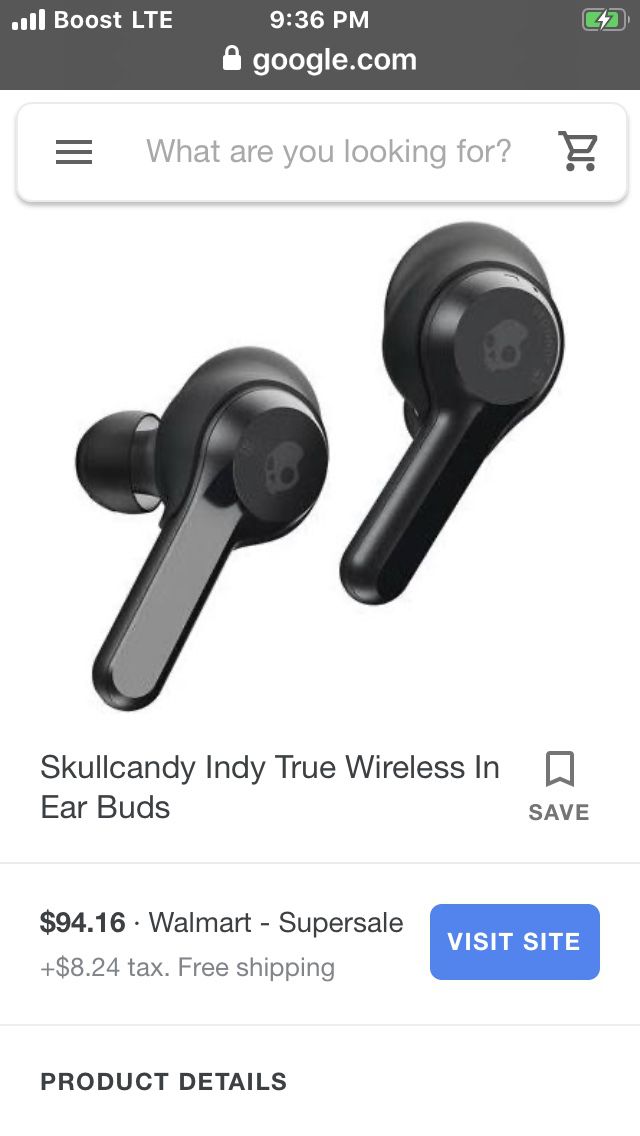 Skull candy Indy wireless earbuds