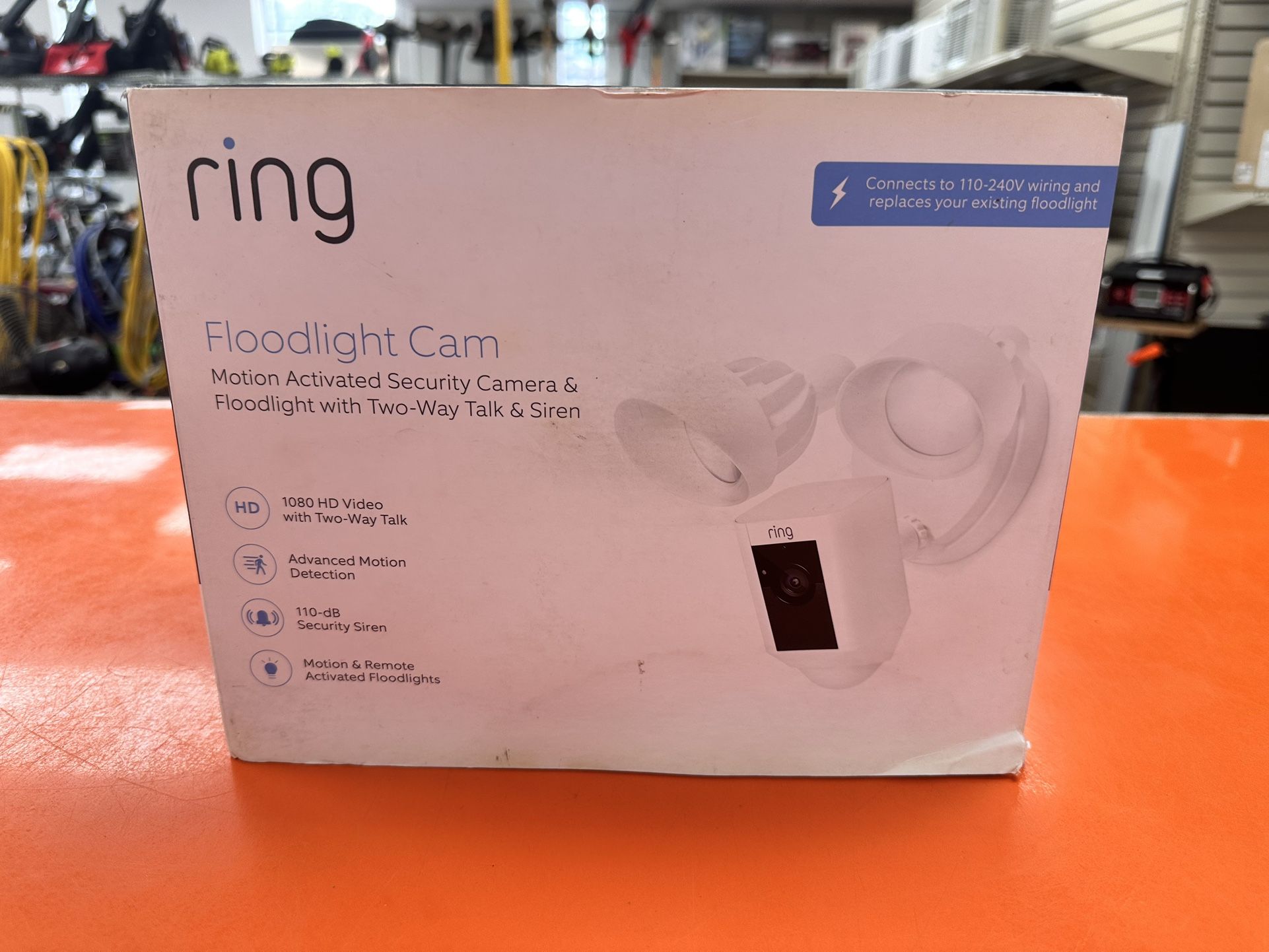 Ring Floodlight Cam Wired White