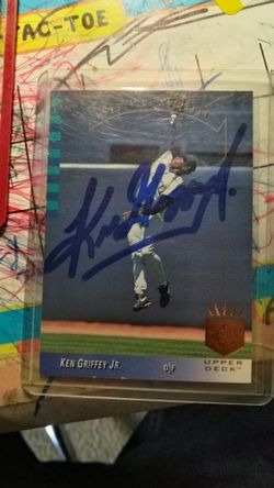 Ken Griffey Jr Signature Upper Deck