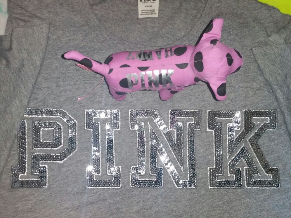 PINK GREY BING SHIRT