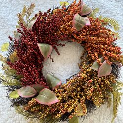 World Market Harvest Wreath Autumn
