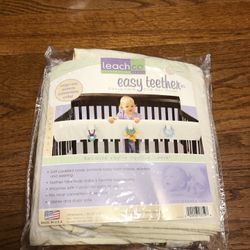 Baby Crib Rail Cover To Protect Teething Baby From Splinters, peeling paint, Also you can Attach Teethers or small toys, Used But In Excellent Conditi