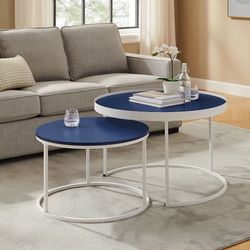 New Round Modern Nesting Coffee Tables 