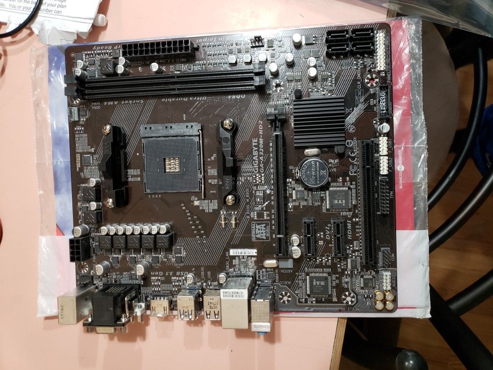 Gigabyte a320m hd2 AM4 motherboard