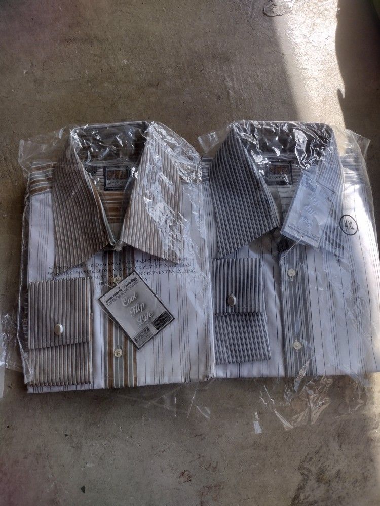 4xl Dress Shirts. Brand New