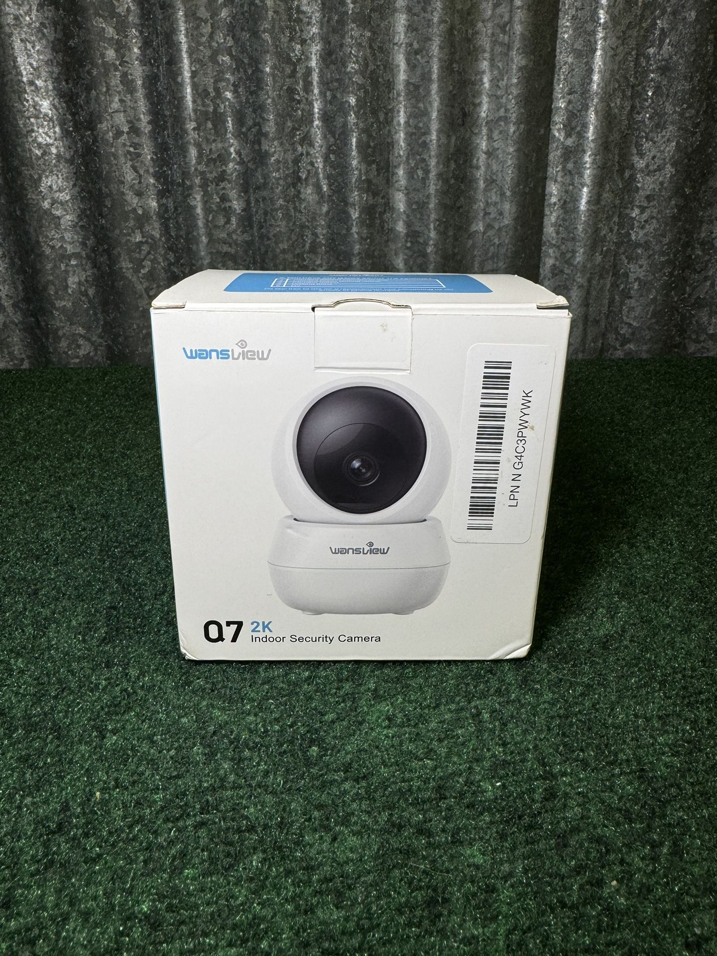 Wansview Indoor Security Camera Q7, 2K WiFi IP Camera - White - New Open Box