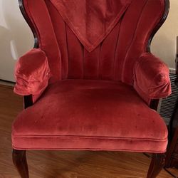 antique Red Chair