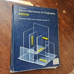 Vector Mechanics For Engineers, Statics. Beer & Johnston