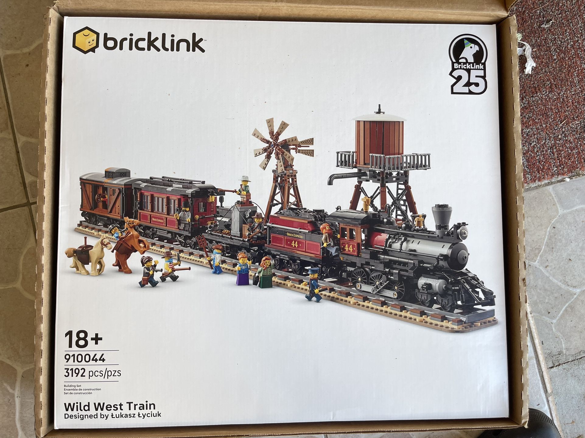 In Stock LEGO Wild West Train - Bricklink Designer Series 4 - Set #910044