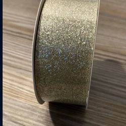Gold Glitter Ribbon