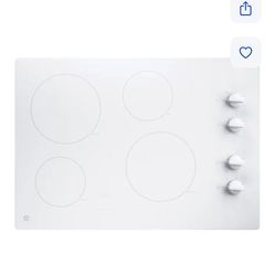NEW In Box - GE 30” White Ceramic Stove Top!
