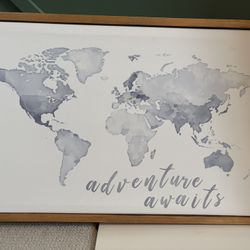 Nursery Room Canvas Print With Custom Frame