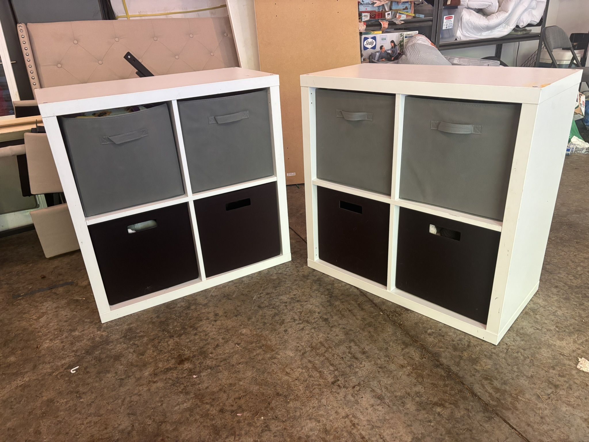 IKEA KALLAX shelfs