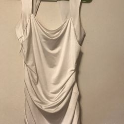 Dressy White Top by Cache 