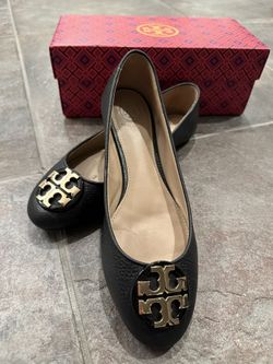 Tory Burch Claire Ballet Leather Flats