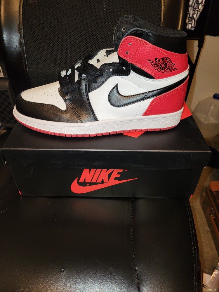 Jordan 1 "Black Toe" sizes 9 and 10