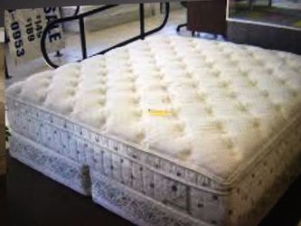 King pillow top mattress and box springs. $250. I can deliver