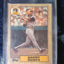 Sale!! MUST SALE! 1985 TOPPS  BARRY BONDS ROOKIE  CARD (ERROR)