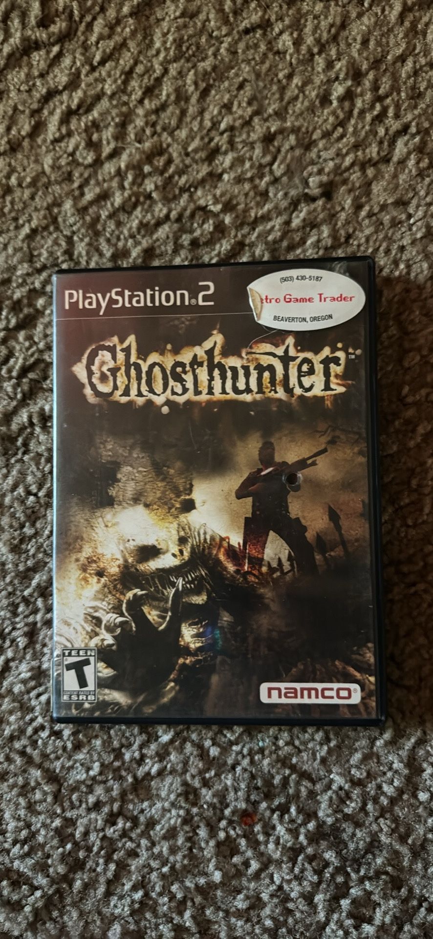 PS2 Ghosthunters Rare Holographic Insert 