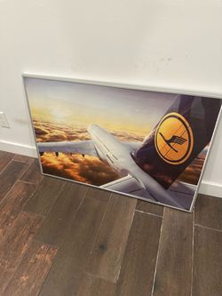 Lufthansa Portrait with Frame
